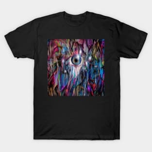 Eye in colorful space T-Shirt